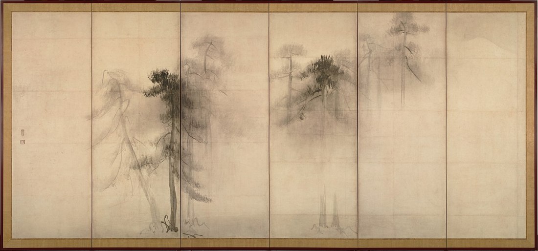 Pine Trees, by Hasegawa Tohaku